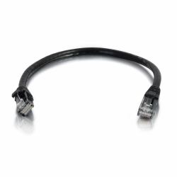 C2G 83405 cavo di rete Nero 0,5 m Cat6 U/UTP [UTP] 
