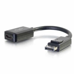 C2G Adattatore convertitore DisplayPort™ maschio a HDMI femmina, 20 cm, nero 