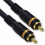 C2G 0.5m Velocity Digital Audio Coax Cable cavo coassiale 0,5 m RCA Nero 