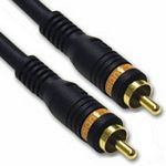 C2G 1m Velocity Digital Audio Coax Cable cavo coassiale RCA Nero 