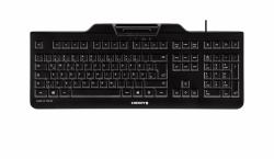 CHERRY KC 1000 SC tastiera Ufficio USB QWERTY Inglese US Nero  - Versione Tedesca