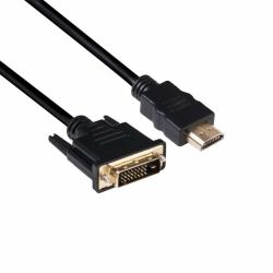 CLUB3D DVI to HDMI 1.4 Cable M/M 2m/ 6.56ft Bidirectional 