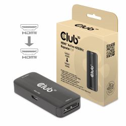 CLUB3D CAC-1307 moltiplicatore AV Ripetitore AV Nero 