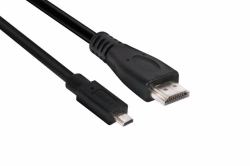 CLUB3D Micro HDMI™ to HDMI™ 2.0 4K60Hz Cable 1M / 3.28Ft 