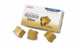 CTS Tektronix Solid Ink 8500/8550 Yellow [Three Sticks] cartuccia stick 3 pz 3000 pagine 