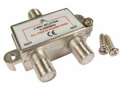 Cables Direct 2FCONN-SPLITTER cavo splitter o combinatori Argento 