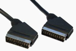 Cables Direct 2SS-01-075 Cavo SCART 0,75 m SCART [21-pin] Nero 
