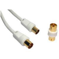 Cables Direct TV cable 5m cavo coassiale IEC Bianco 