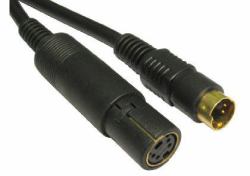 Cables Direct S-Video 10m Cavo S-video S-Video [4-pin] Nero 