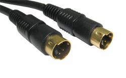 Cables Direct S-Video 20m Cavo S-video S-Video [4-pin] Nero 