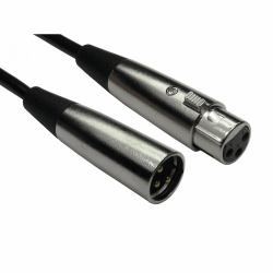 Cables Direct 2XLR-SV020 cavo audio 2 m XLR [3-pin] Nero, Argento 