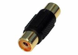 Cables Direct Single Female RCA Coupler Combinatore di cavi Nero 