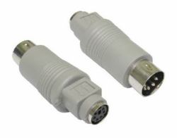 Cables Direct AD-302 adattatore per inversione del genere dei cavi PS/2 Bianco 