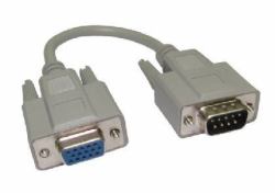 Cables Direct AD-426 cavo VGA 0,21 m VGA [D-Sub] Grigio 