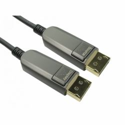Cables Direct AOCDP-010 cavo DisplayPort 10 m Nero, Grigio 