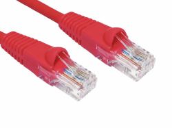 Cables Direct Cat6, 15m cavo di rete Rosso U/UTP [UTP] 