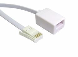 Cables Direct BT-005 cavo telefonico 3 m Bianco 