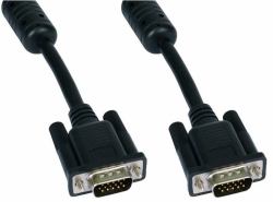 Cables Direct SVGA, 2m, M-M cavo VGA VGA [D-Sub] Nero 