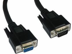 Cables Direct SVGA, 30m, M-F cavo VGA VGA [D-Sub] Nero 