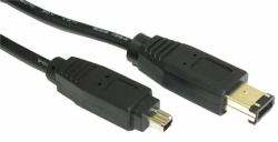 Cables Direct 3m firewire 6 Pin - 4 Pin 4-p 6-p Nero 