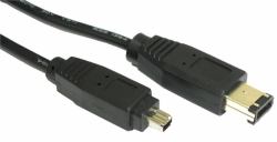 Cables Direct CDL-140EE5M cavo firewire 5 m 6-p 4-p Nero 