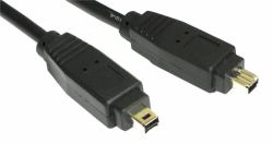 Cables Direct 3m firewire 4 Pin - 4 Pin 4-p Nero 
