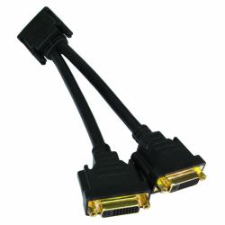 Cables Direct CDL-DV188 cavo splitter o combinatori Nero 