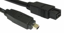 Cables Direct CDLIEE-1002-5M cavo firewire 4-p 9-p Nero 