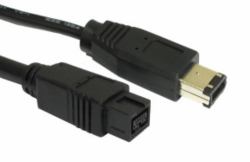 Cables Direct CDLIEE-1202-3M cavo firewire 9-p Nero 