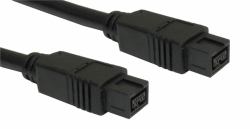 Cables Direct CDLIEE-1402 cavo firewire 2 m 9-p Nero 
