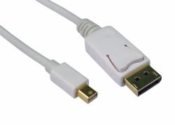 Cables Direct Mini DP - DP 5m Mini DisplayPort DisplayPort Bianco 