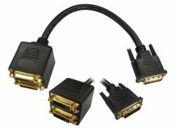 Cables Direct DV-2DVIFF cavo DVI 2 x DVI-D DVI-D Nero 