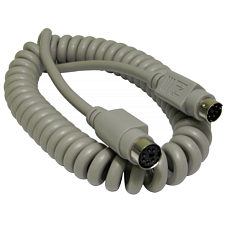 Cables Direct EX-032 cavo PS/2 2 m 6-p Mini-DIN Grigio 