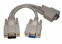 Cables Direct EX-088 ripartitore video VGA 2x VGA 