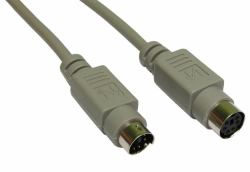 Cables Direct EX-105 cavo PS/2 5 m 6-p Mini-DIN Grigio 