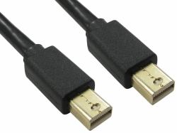 Cables Direct Mini DisplayPort, 0.5m 0,5 m Nero 