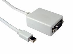 Cables Direct Mini DP/VGA 3m Mini DisplayPort VGA [D-Sub] Bianco 
