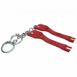 Cables Direct NLRJ45-PB04 clip sicura Port blocker key RJ-45 Rosso Plastica 1 pezzo[i] 
