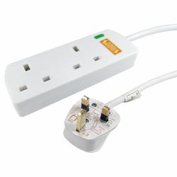 Cables Direct RB-10M02SPD protezione da sovraccarico 2 presa[e] AC Bianco 10 m 