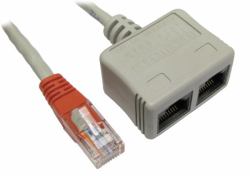 Cables Direct RJ-ECONVV cavo splitter o combinatori Combinatore di cavi Grigio 