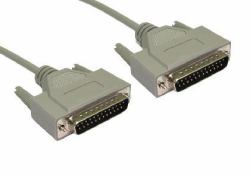 Cables Direct SL-666 cavo seriale Bianco 3 m D25 