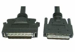 Cables Direct 1m, HP DB50 M/U2CN68 M cavo SCSI Nero Esterno DB50/HPM 68-p 