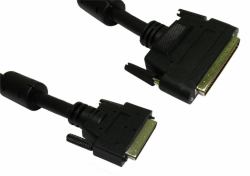 Cables Direct 1m, HPDB68 M/U2CN68 M cavo SCSI Nero Esterno DB68/HP 68-p 