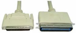 Cables Direct 2m HP68/50C M/M cavo SCSI Beige Esterno DB68/HP Centronics C50 
