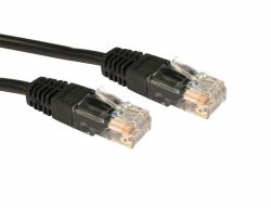 Cables Direct Cat5e Patch Cable cavo di rete Nero 4 m U/UTP [UTP] 