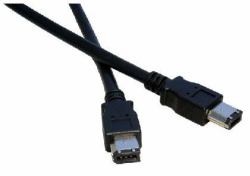 Cables Direct USB-135 cavo firewire 5 m 6-p Nero 