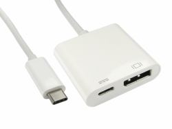 Cables Direct USB3C-DPCAB-WPD adattatore grafico USB 3840 x 2160 Pixel Bianco 