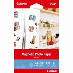 Canon Carta fotografica magnetica MG-101, 10,2x15,2 cm, 5 fogli 