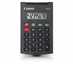 Canon AS-8 calcolatrice Tasca Calcolatrice con display Grigio 