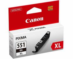 Canon CLI-551XL BK w/sec cartuccia d'inchiostro 1 pz Originale Resa elevata [XL] Nero per foto 